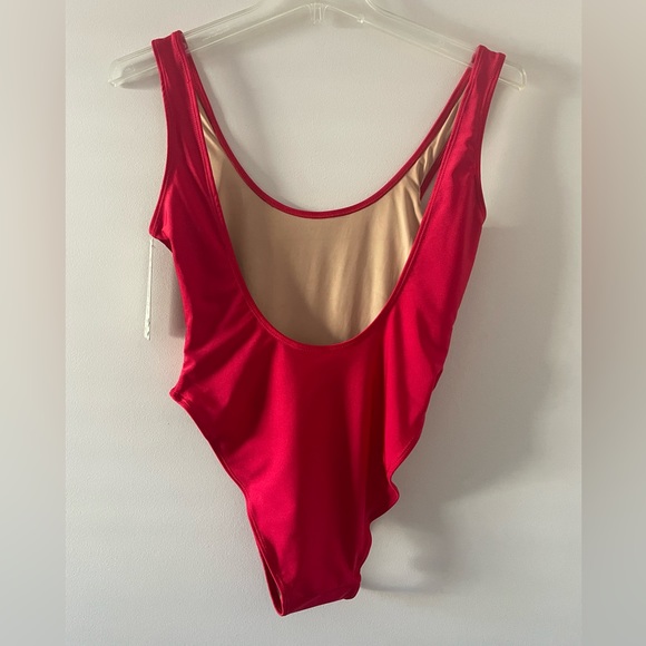 NWT Ravesuits One Piece Red Bathing Suit Swimsuit Bad and Boujee M/L - Picture 7 of 12
